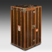 A Louis Vuitton monogram canvas wardrobe trunk, 65 x 114 x 56 cm. (25.58 x 44.88 x 22.05 in.)