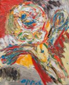 Karel Appel (1921-2006), 'Composition No. 5', 1962, oil on canvas 47 x 38 cm. (18 1/2 x 14.96 in.),