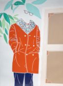 Emilio Tadini (1927-2002), 'L'uomo Dell'Organizzazione / Fine Settimana', 1968, acrylic on canvas 13
