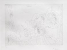 Pablo Picasso (1881-1973), 'Raphael et la Fornarina II, with a hidden Visitor', from the 347 series