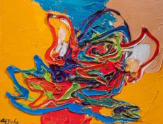 Karel Appel (1921-2006), Untitled, ca. 1975, oil on canvas 50.5 x 65.5 cm. (19.87 x 25.78 in.), Fram