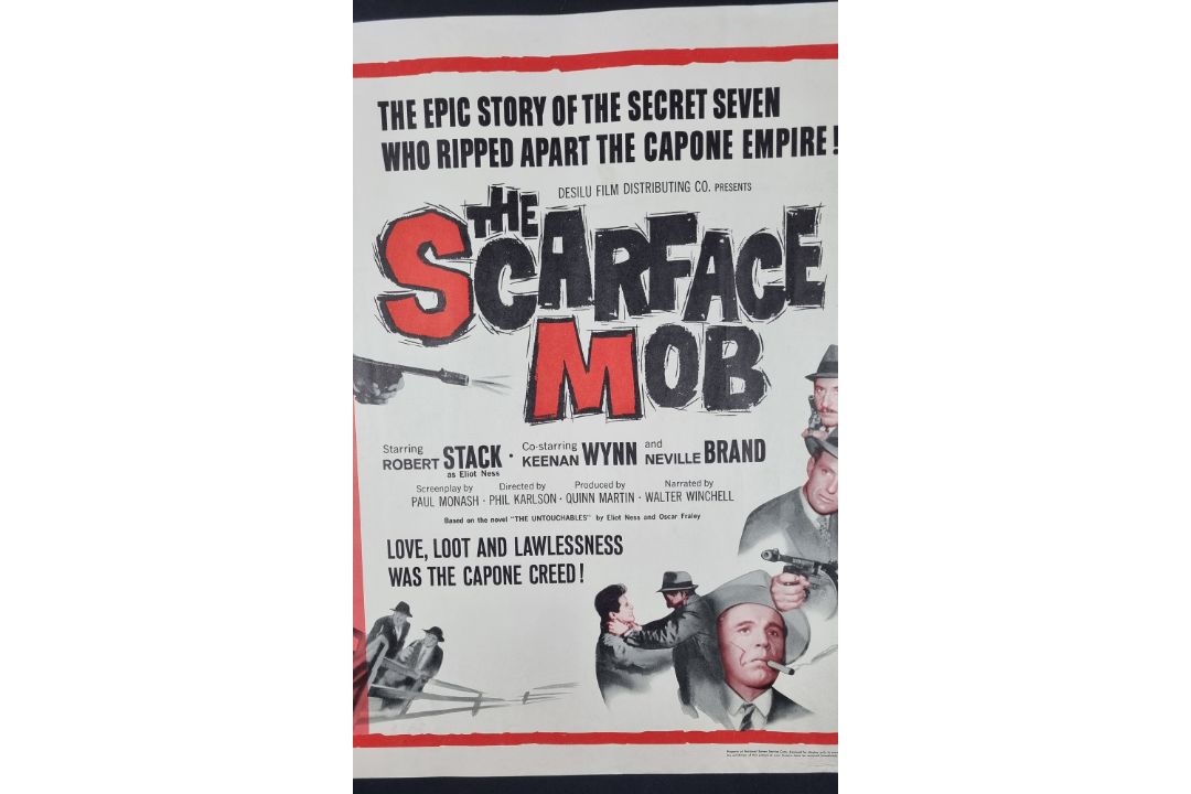 "The Scarface Mob" Original 1962 Film Poster 62/362 - Image 2 of 6