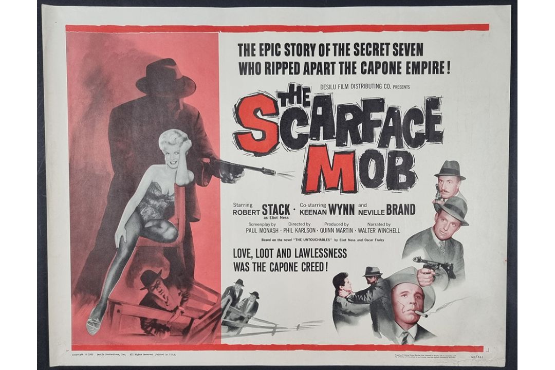 "The Scarface Mob" Original 1962 Film Poster 62/362 - Image 1 of 6