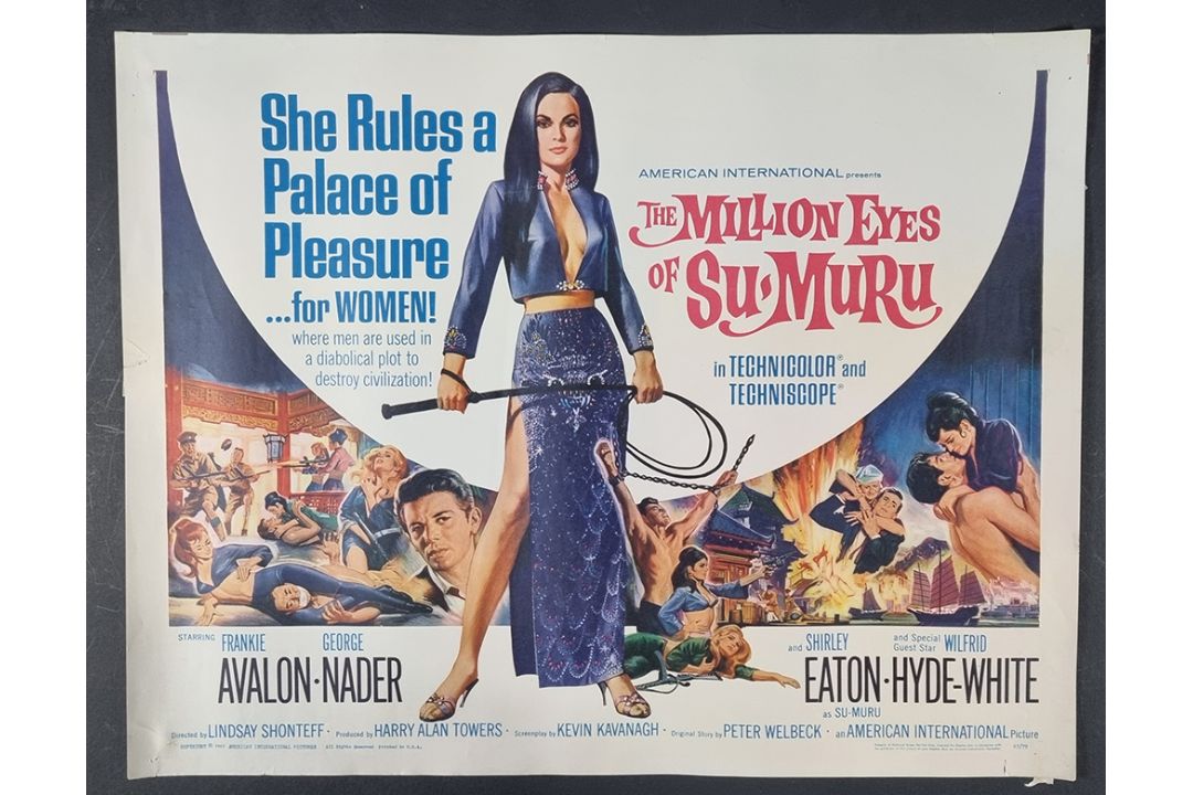 "The Million Eyes of Su Muru" Original Film Poster. 1967 - Image 1 of 5