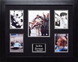 JACKIE STEWART original signature presentation