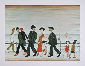 L.S. Lowry (1887-1976) "On The Promenade" Limited Edition