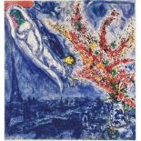 Marc Chagall (1887-1985) "Flowers Over Paris" Limited Edition. One of only 50 Worldwide