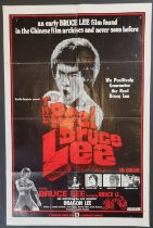 "The Real Bruce Lee" 1977 One Sheet Poster 27"x41"