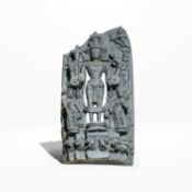 A Black Stone Stele of Vishnu Nordeastern India, (Pala Period, 11th-12th Century) Style
