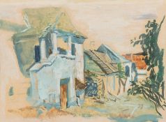 Josef Dobrowsky: Motiv aus St. Margarethen
