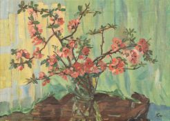 Felix Esterl: Blütenzweige in Vase