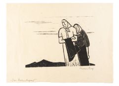 Werner Berg: Zwei Frauen bergauf