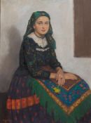 János László Áldor: Ungarisches Mädchen