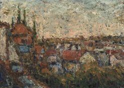 Hans Andreas: Stadtansicht Wien, Lerchenfeld
