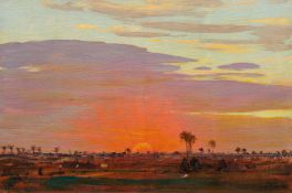Anton Filkuka: Abendstimmung in Kairo