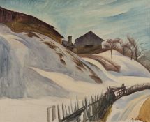 Albert Birkle: Winterlandschaft