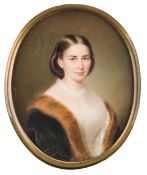 Johann Richard Schwager: Bildnis der Katherine Schlosser, geb. Holluber