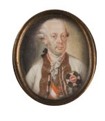 Miniaturmaler des 18. Jahrhunderts: Kaiser Leopold II. (1747-1792)