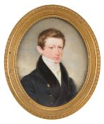 Moritz Michael Daffinger: Porträt eines jungen Mannes