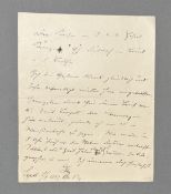 Franz Joseph I., Kaiser von Österreich: Eigh. Br. m. U. an Kronprinz Rudolf von Österreich