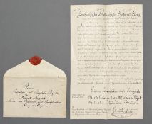 Franz Joseph I., Kaiser von Österreich und Kaiserin Elisabeth: Konvolut 17 Stück, Schriftstücke u. D