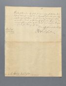 Könige von Preußen und Minister: Konvolut 14 Stück, Schriftstücke m. U.