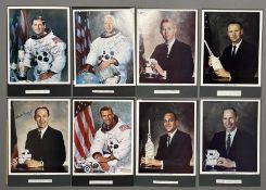 Astronauten NASA: Konvolut 13 Stück, Fotografien der Astronauten der 5. Mission m. eigh. U.