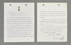 Ferdinand I. Fürst und Zar von Bulgarien: Br. m. eigh. U.