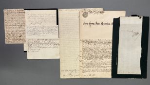 Joseph II., Kaiser des Heiligen Römischen Reiches: Konvolut 10 Stück, überwiegend eigh. Br. m. U.
