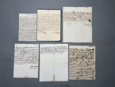 Marie Louise von Österreich: Konvolut 25 Stück, eigh. Br. m. U., überwiegend an Gräfin Starhemberg