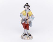 Porzellanfigur, "Klarinettist aus der Galanten Kapelle", Meissen, Entwurf Kaendler/Meyer 18. Jh., A