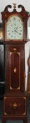 Grandfather clock, Scotland, George III, late 18th century, signed on the dial Charles Campbell / B