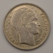 Frankreich 20 Francs, 1933, Silbermünze