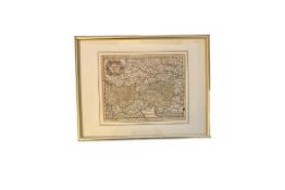 Karte - Österreichischen Kreis verfertigt von Georg Schreibern von Leipzig