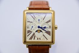 Frederique Constant Persuasion Mondphasen-Quarzuhr mit weißern Zifferblatt FC-265X3C24/6