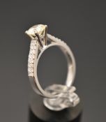 Diamantring mit Zertifikat