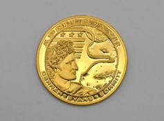 Apollo XVII Mondlandung Goldmedaille