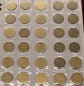 Münzen Konvolut im Album, Frankreich