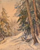 Hermann Umgelter (1891-1962) - Im Wald bei Feuerbach/Winter