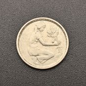 BRD 50 Pfennig, o. Jahr
