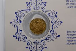 Königreich Polen, 20 Zloty 1925, König Bolesław I. Chrobry -