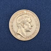 Goldmünze 20 Mark, 1892; 7.94g