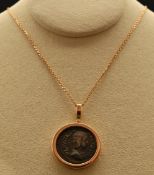 Antike Münze aus der Römischen Kaiserzeit: Silbermünze Plautilla Augusta 202 - 205 n. Chr.