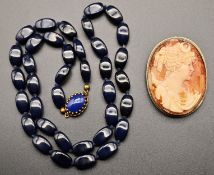 Konvolut Modeschmuck aus Brosche und Kette