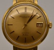 IWC De Luxe 1960er Jahre, Automatik, 18K - 750 Gelbgold.