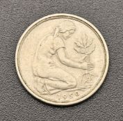 BRD - 50 Pfennig, 1950 G