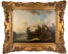 Franz Schütz (1751-1781) - Flusslandschaft mit Mühle