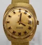 Oro Vintage Automatische Herren Armbanduhr, 585 - 14 Karat Gelbgold