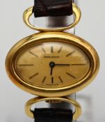 Jaeger-LeCoultre Etrier oval Damenuhr 18 K