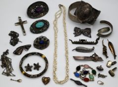 Schmuckkonvolut mit Silber